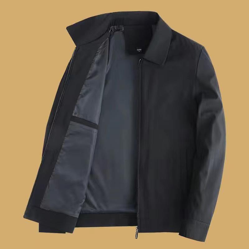 Men's Plus Velvet Jacket for Middle-aged & Elderly - Thick Winter Coat for Dad & Grandfather