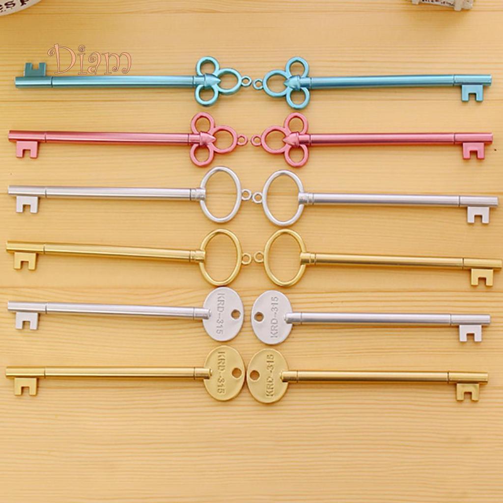 Elens Store 0.5mm Creative Key Shape Gel Pen School Office Writing Stationery Student Gift
