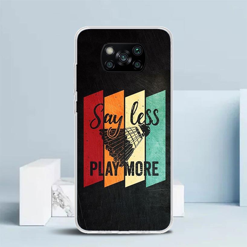 Badminton Sport Phone Case For Xiaomi Poco F7 Ultra X5 X6 X7 Pro M7 Redmi 15C 15 13C 13 12C 12 10C 10 10A 9 9C 9A 9T Cover Poco