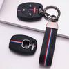 Key Fob Cover for Honda Accord Civic CRV with Keychain Anti-Scratch Surface Shockproof Structure Soft Grip Texture Easy Install Design