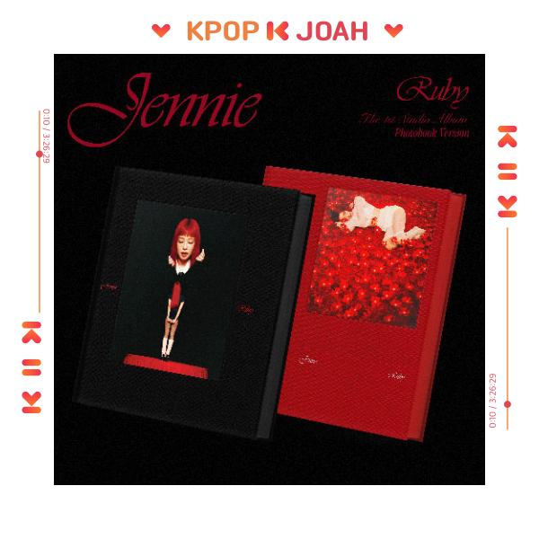 

(ФОТОКНИГА ВЕР.) ДЖЕННІ (BLACKPINK) [Ruby] Перший студійний альбом 2 VERSION SET