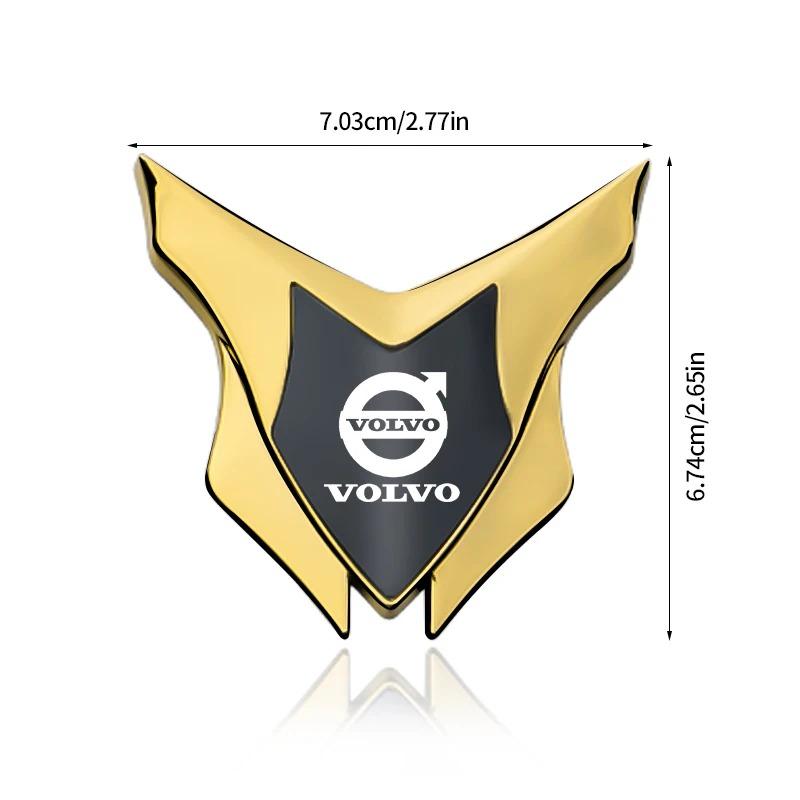 3D kovový znak VOLVO na auto Samolepka Tvar V Auto Znak Obtisk Dekorace blatníku Pro Volvo XC60 XC90 S60 S90 XC40 V60 V90 S80 V40 C40