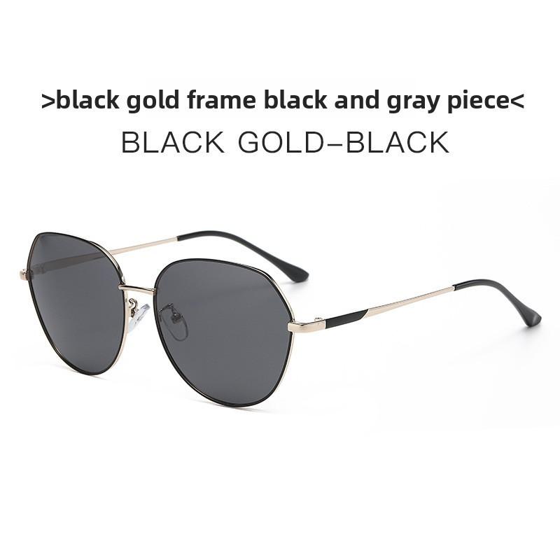 

Sunglasses Men Women Polarized Uv400 Retro Tortoise Shell For Travel And Driving BlackGoldFrameBlackGray
