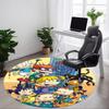 1pc Rugrats Office Round Area Rug, Bedroom Living Room Home Decor, Room Deco, Offic A1016082