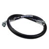 Hydraulic hose 275 bar thread M22x1.5 straight/90 degrees -1000mm DN12-2SN (AK-13-1000, P11P12) 27.5MPa PZL HYDRAL