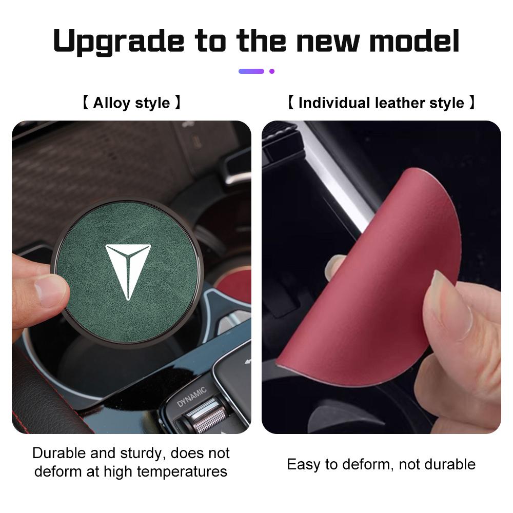 2026 Universal Car Cup Holder Coaster Anti-slip Water-proof Cup Mat For Changan Deepal S7 S07 SL03 S05 G318 S09 Car Accessories