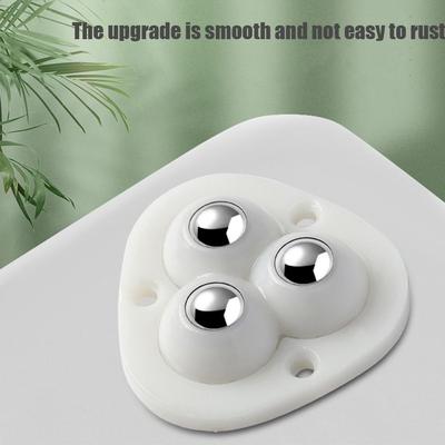 4 Stück/Packung Rollen Geräuscharm Universalrad 360º Universalräder Kleberollen Klebende Universalrolle Selbstklebende Rolle