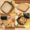 Air Fryer Paper Liners,Non-Stick Parchment Paper,Oil Resistant,Disposable Food Grade Free of Bleach Paper for  Air Fryer Baking