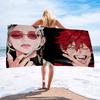Anime G-GokurakugaiS Microfiber Blanket Quick Drying Beach Towels Oversized Printing Super Absorbent Pool Towel Blanket