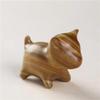 Zodiac Dog Ornament - Creative Green Sandalwood & Ebony Wood, Cute Puppy Design, Perfect Gift for Men and Women’s Home Decor