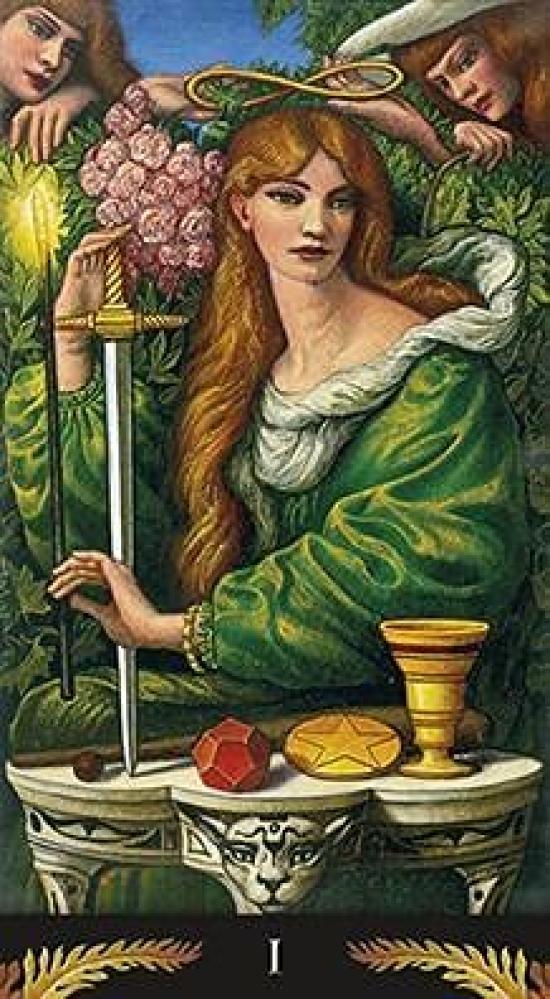 Kancharo Tarot Card Set Includes Japanese Tarot Card Instructions Pouch 78-Card [Pre-Raphaelite Tarot] & (Authentic)
