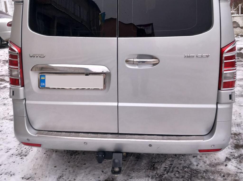 

Накладки на стопы (2 шт, пласт) для Mercedes Vito/V-class W447 2014- гг