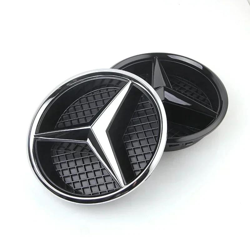 For Mercedes Benz 3D Car Grill Emblem Star Badge Front Grill Logo W204 W205 W213 X253 A B C E S CLA GLB GLC GLE GLS Accessories1 OX4