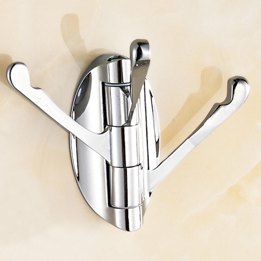 Foldable Swing Swivel 3 Triple Arms Coat Hat Towel Hook Bathroom Kitchen Hanger Foldable Swing Swivel 3 Triple Arms Coat Hat Towel Hook Bathroom Kitchen Hanger