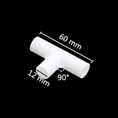 5 Stück Innendurchmesser 12mm Gerader Winkel 4-Wege T-Stück 60 90 120 135 Grad PVC Verbinder DIY Kleiderschrank Zelt Fitting Adapter