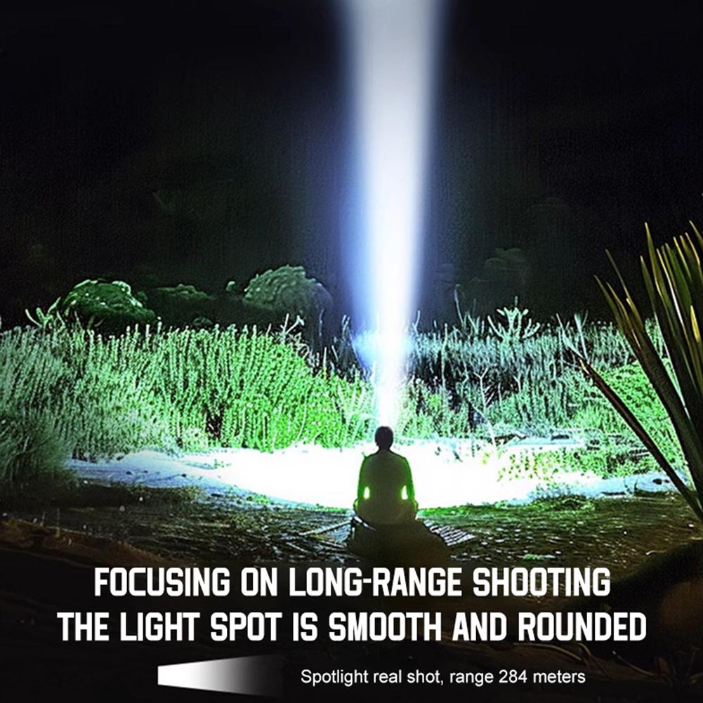 Sensor Headlamp LED Head Flashlight COB Rechargeable Headlight Head Torch Built-in Battery Fishing Camping Lantern