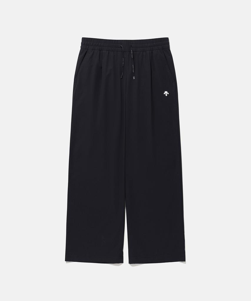 DESCENTE Women'S Chiffon Woven Wide Fit Pants Black (Sp322Upt79)