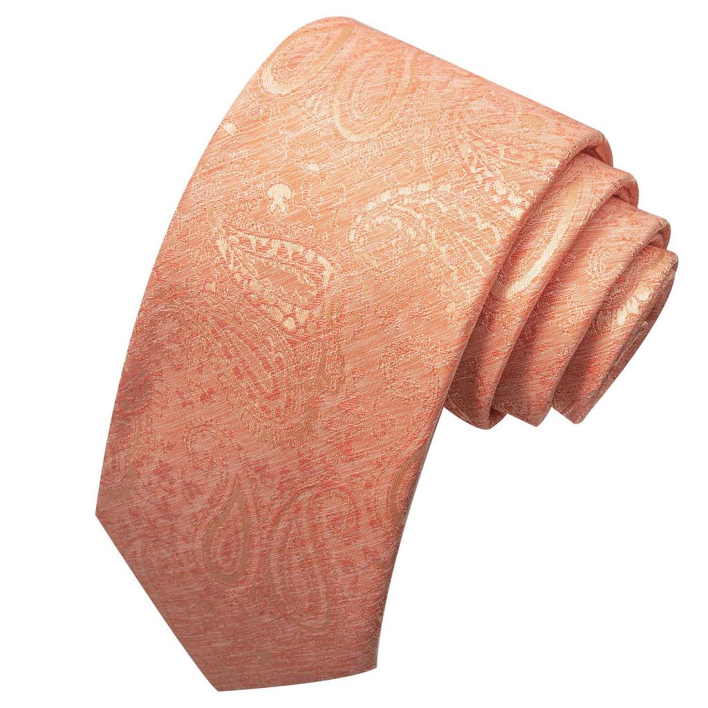 Spring/Summer Blue Series Men's Yarn-Dyed Jacquard Tie - British Style, Hand-Tied, Business Fashion