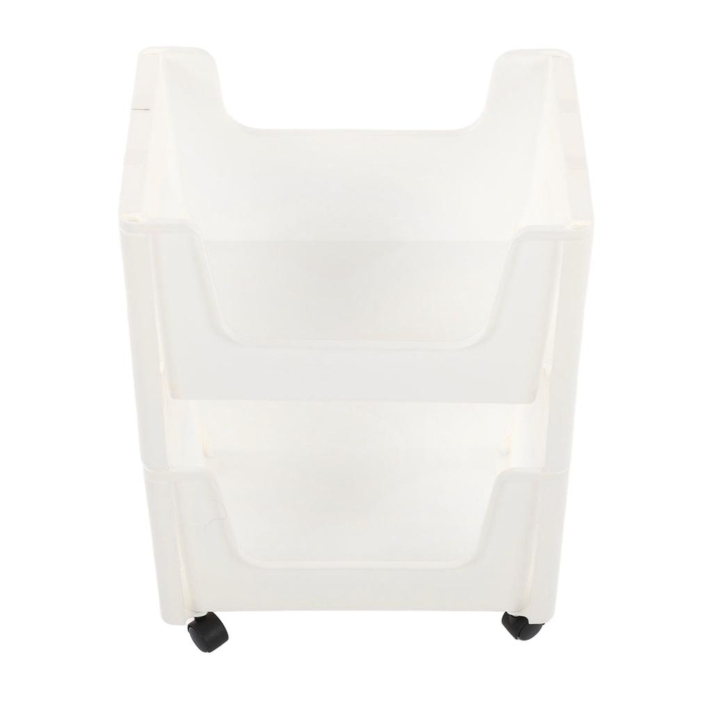 Storage Cart Large Capacity Thickened Mobile Storage Rack with Lockable Casters for Books Toys Seasoning Bottles