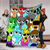 Incredibox Sprunki printed throw blanket—soft,warm;versatile blanket for all seasons—perfect as &air-conditioning throw,nap blanket
