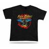 Tshirt Tee Shirt Birthday Gift Idea Motorcycle Bike Burn the Road Free Ride Wing