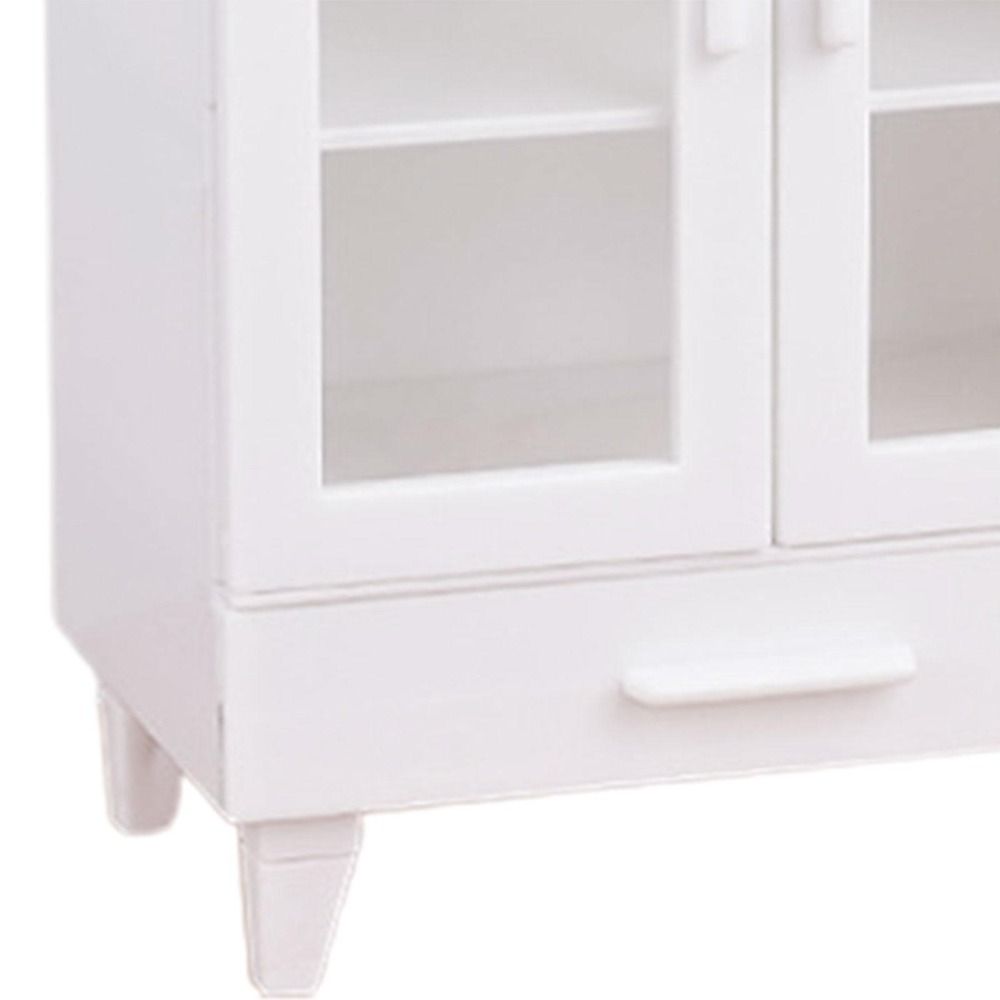 Mini Furniture Dollhouse Cupboard Pretend Play Doll Display Cabinet  Doll House Accessories