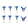 Airless Sprayer Spray Tip Set 211 315 417 517 515 523 Airless Sprayer Nozzle with 2PCS Nozzle Seats Set Blue