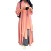 MQ229 Middle East Chiffon Solid Color Abaya & Cardigan Womenswear
