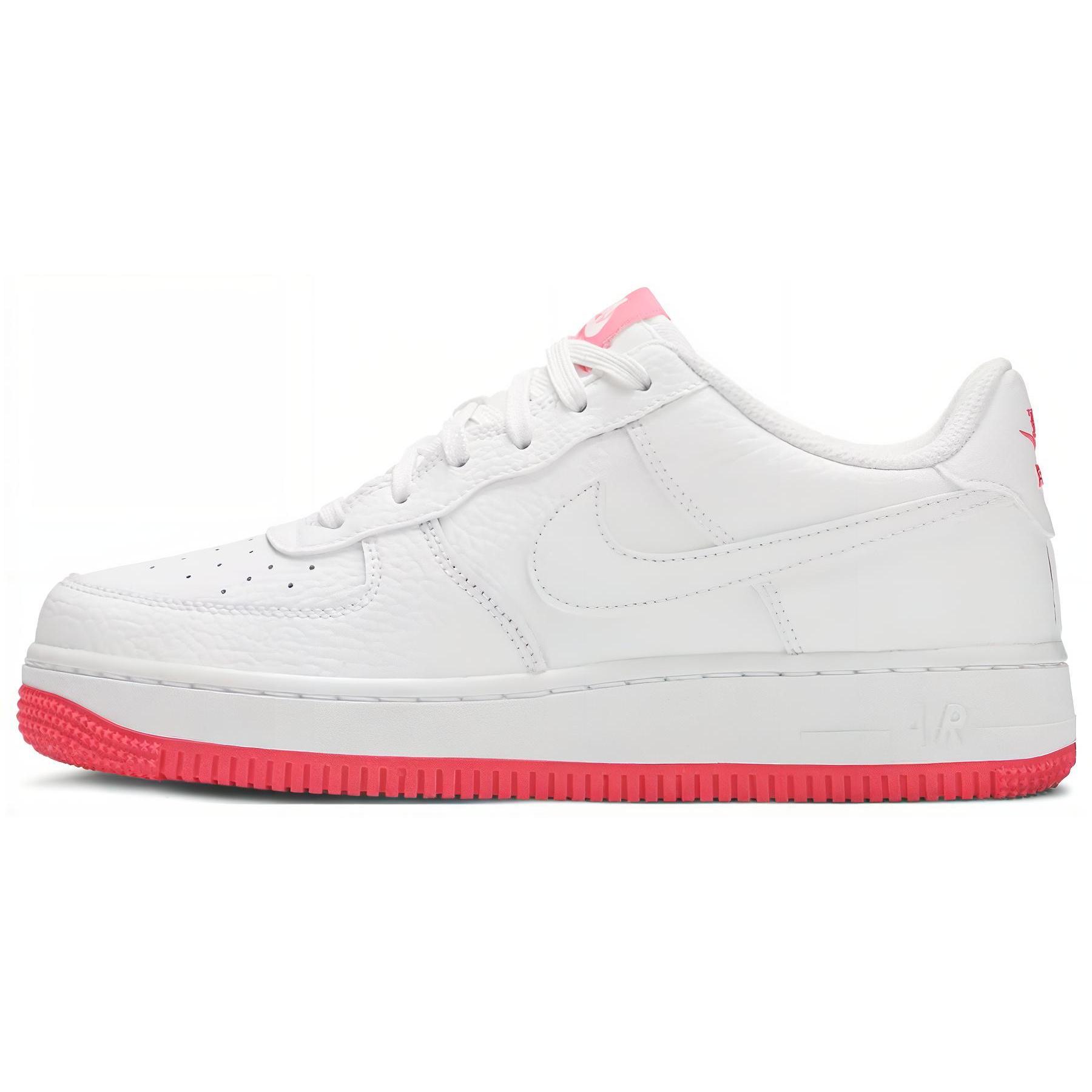 

New Nike Air Force 1 Low GS White Racer Pink AO2296-101 40