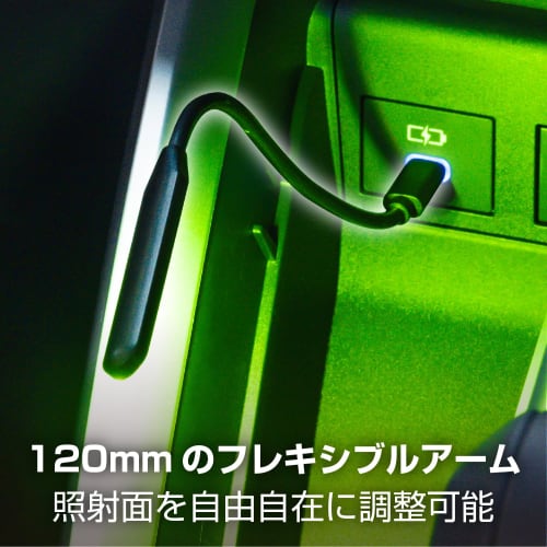 SEIWA Car Interior Supplies LED Illumination USB-C Flexible Touch Light F345 7 Color Switching Function USB Type-C Flexible Arm Rainbow Lighting Touch
