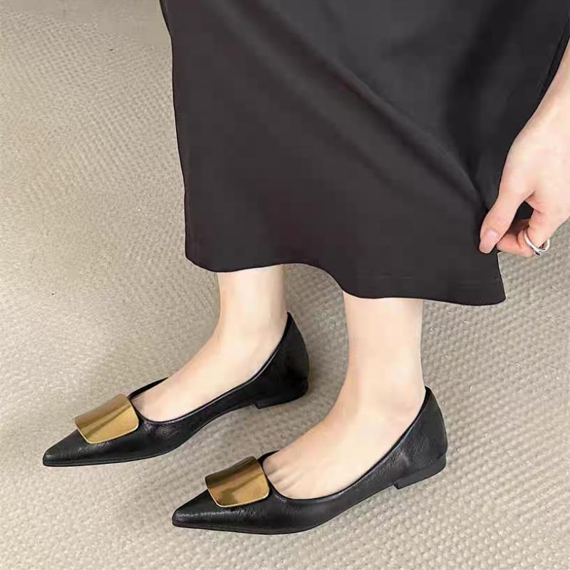 Fashion Sexy Women Pointed Toe Flats Shoes Party Summer Sandals Elegant 2025 Woman Loafers New Fashion Dress Sneakers Shallow Zapatos