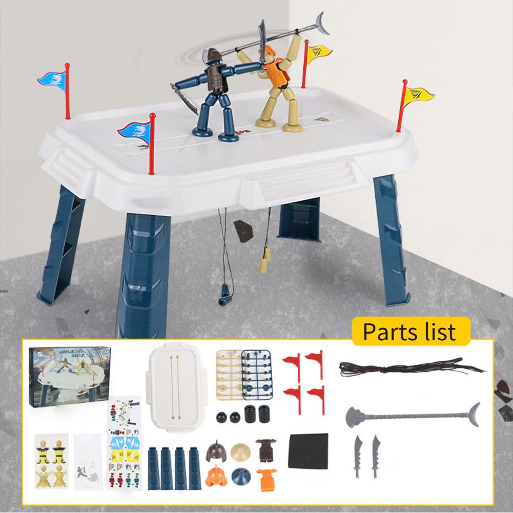 2 Player Battle Board Game Toys For Kids Puppet Game With Rope Puppets Storage Box Battle Toys For Parents And Children