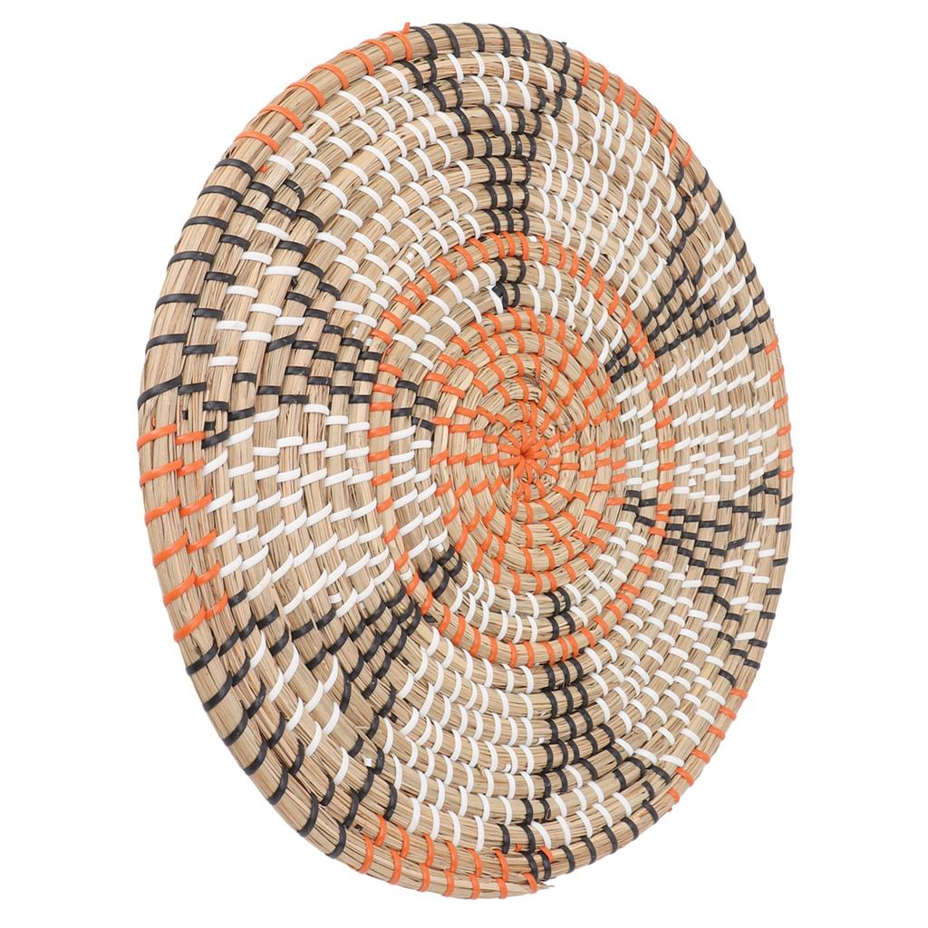Grass Woven Placemats Nordic Innovative Round Placemats for Dining Table Home Decor Wall Decor