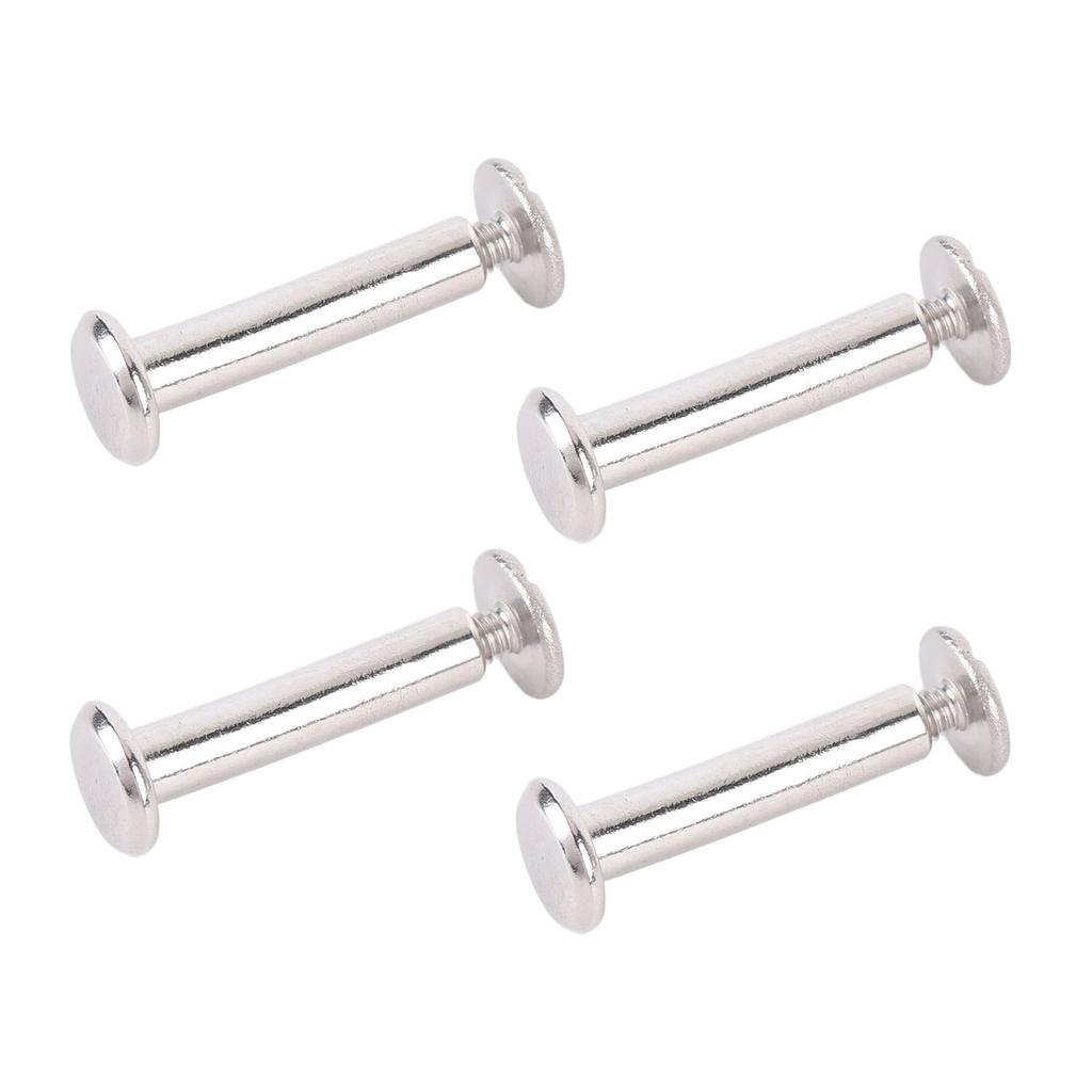 100 Sets Rivets M2 Stainless Steel Multifunctional Hex Nut Flat Round Head Screw Rivets for Fence