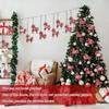 12/24Pcs Swedish Dala Horse Christmas Ornaments Xmas Horse New Year Decorations Christmas Tree Party Home Pendant DIY Ornam X4U6