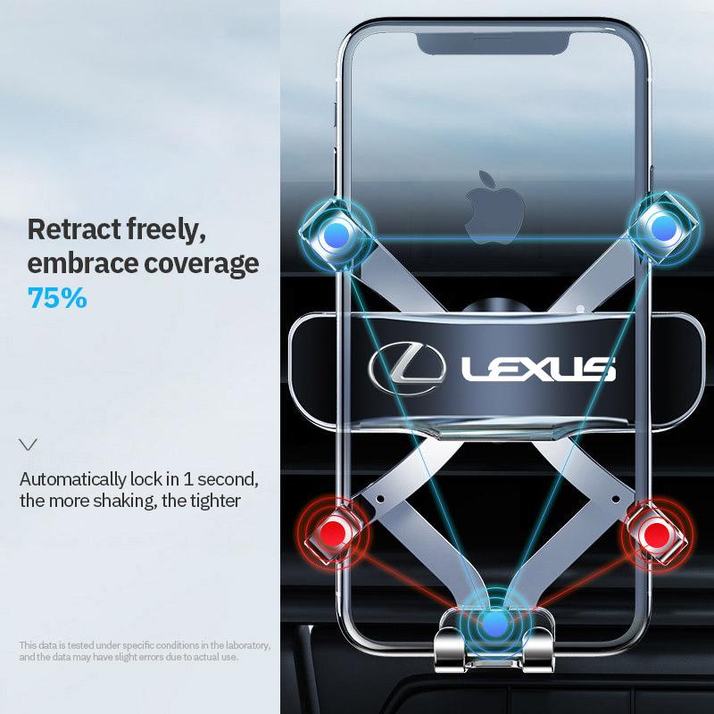Auto Handyhalter Ständer Navigation Lüftung mini Handyhalter Für Lexus EX300H RX450H IS300H ES300H NX RX GS Al20
