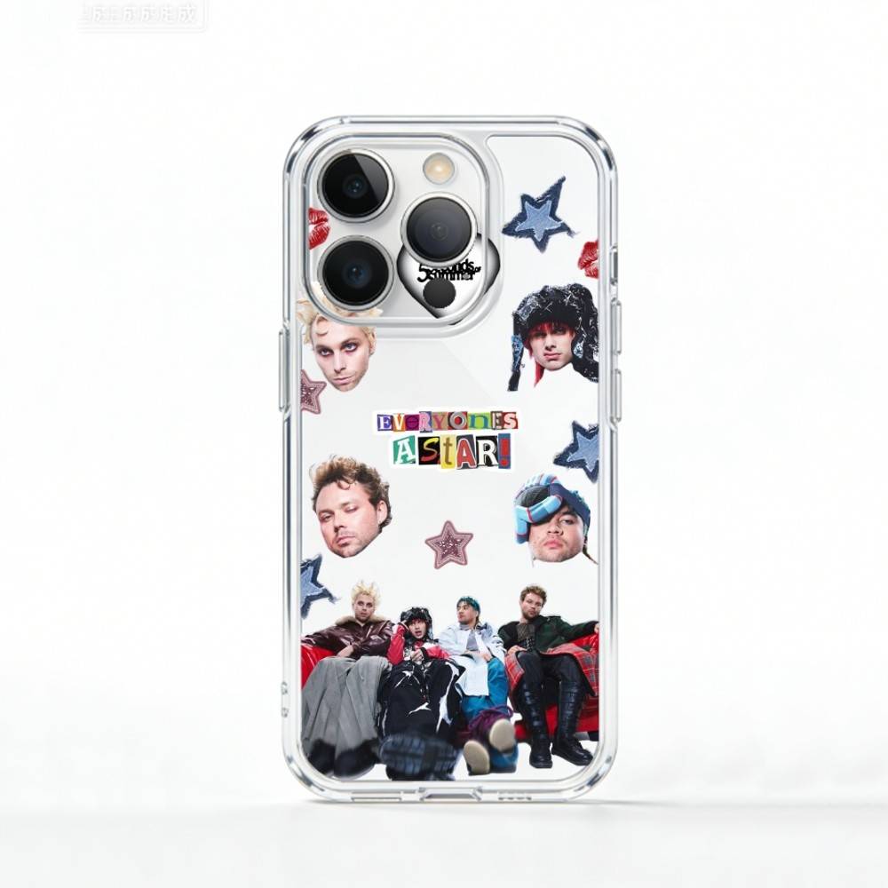 5 S-Seconds of S-Summer Band    Phone Case For iPhone 17 16 15 14 13 12 11 Mini Pro Max Plus Transparent Cover