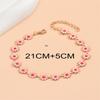 Sweet Daisy Flower Anklets for Women Beach Starfish Seashell Beads Anklet Leg Bracelet Bohemian Foot Chain Sandals Jewelry Gifts