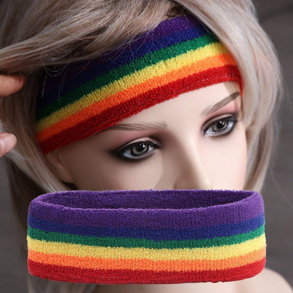 

Elastic Athletic Sweat Bands Colorful Fitness Wrist Brace Protect The Wrist Joint 1pcs Headband