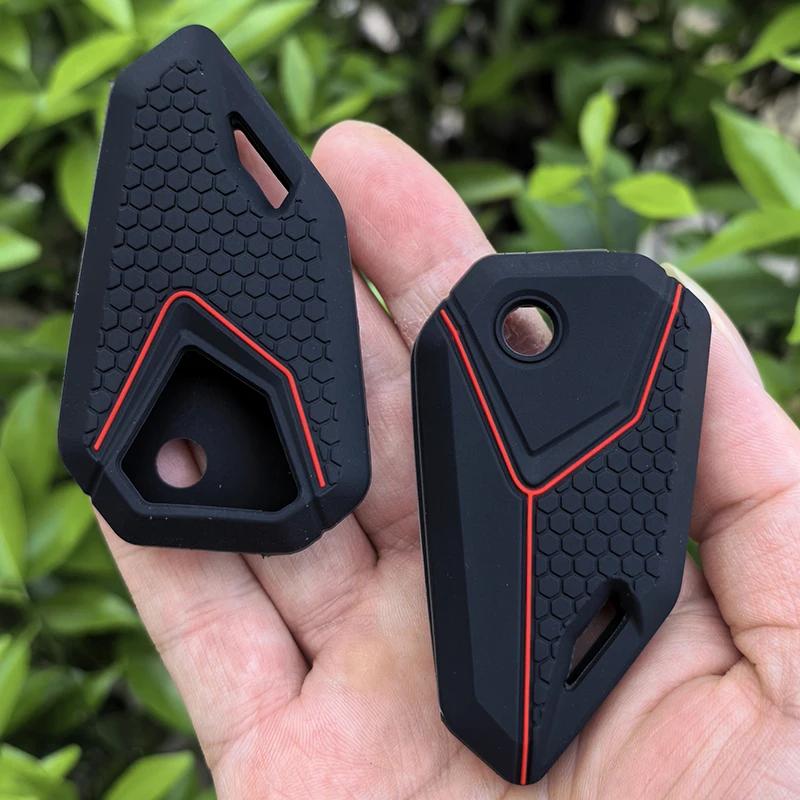 Silicone Modified Remote Key Cover Case Holder Keychain For Yamaha Suzuki Kawasaki Agusta Honda Motorcycle Accessories