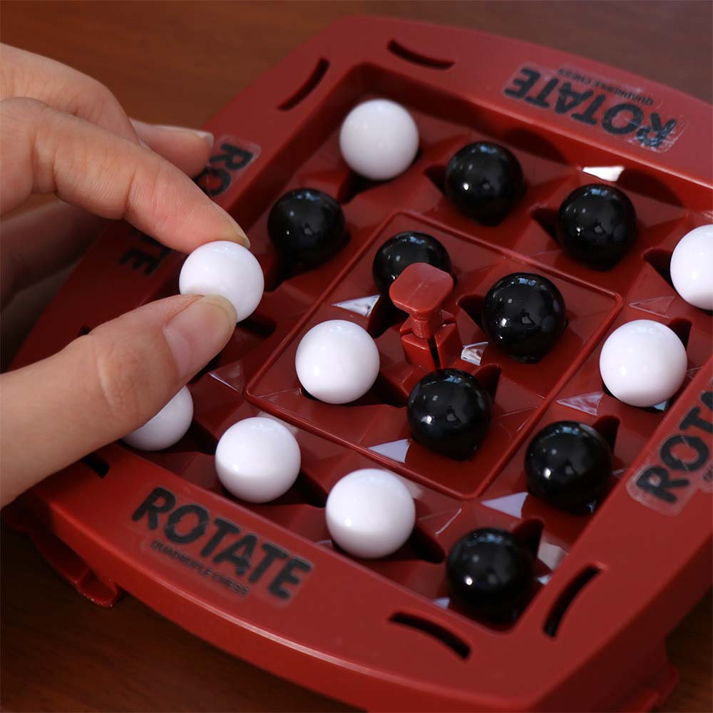 Black and White Orbit Logic Board Game Fast Strategy Track Logic Chess  Parent-child Party