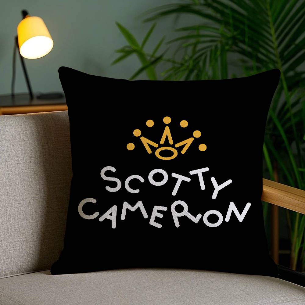 Luxury S-SCOTTY C-CAMERONS Pillow Case Short Plush Double-sided Printing Home Machine Washable In Winter Cushion Cover
