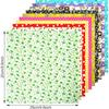 Misscrafts 56pcs Quilting Fabric 100% Cotton Craft Fabric Bundle 10x10 Inches Squares Fat Quarters Multicolored for Patchwork DIY Sewing Scrapbooking