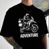 Men's Moto T-Shirt Free And Uninhibited Motorcycle Adventure Casual Street Suitable For Travel