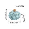New Knitted Pumpkin Decorative Ornaments Diy Hand-woven Colorful Pumpkin Party Layout Props