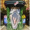 Trunk or Treat Car Decorations Kit Dinosaur Birthday and Party Decor Backdrop with 3 Pcs Dino Themed Stickers and 1 Pc Jungle Camouflage Cloth