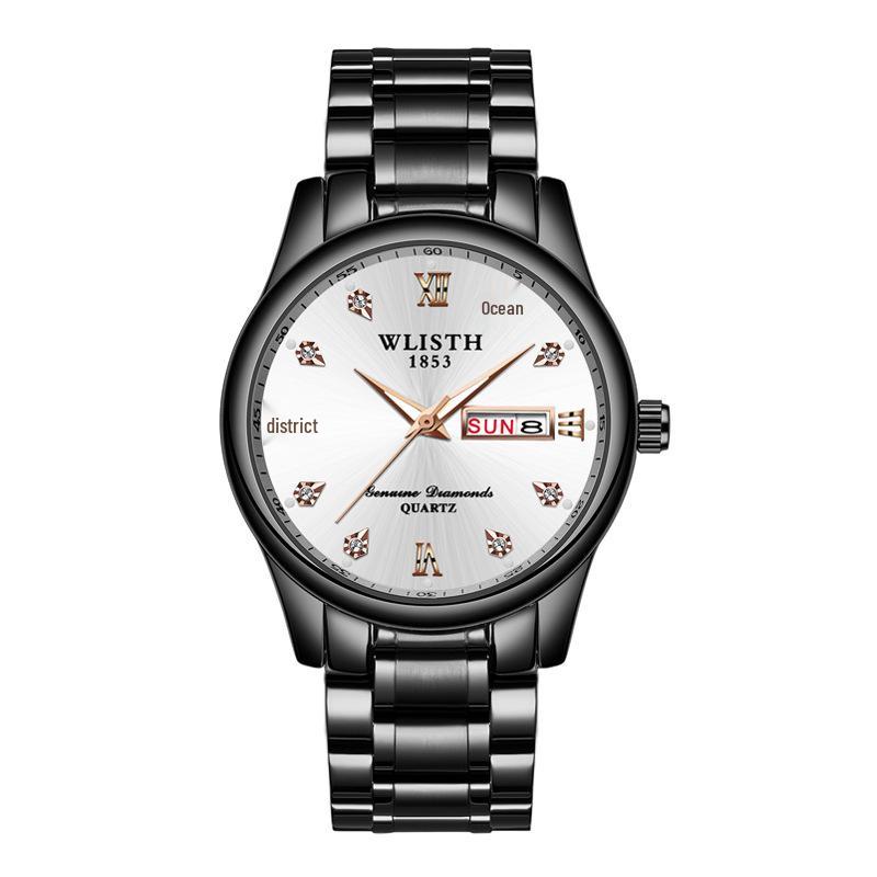 Wolis Men's Waterproof Quartz Stainless Steel Watch