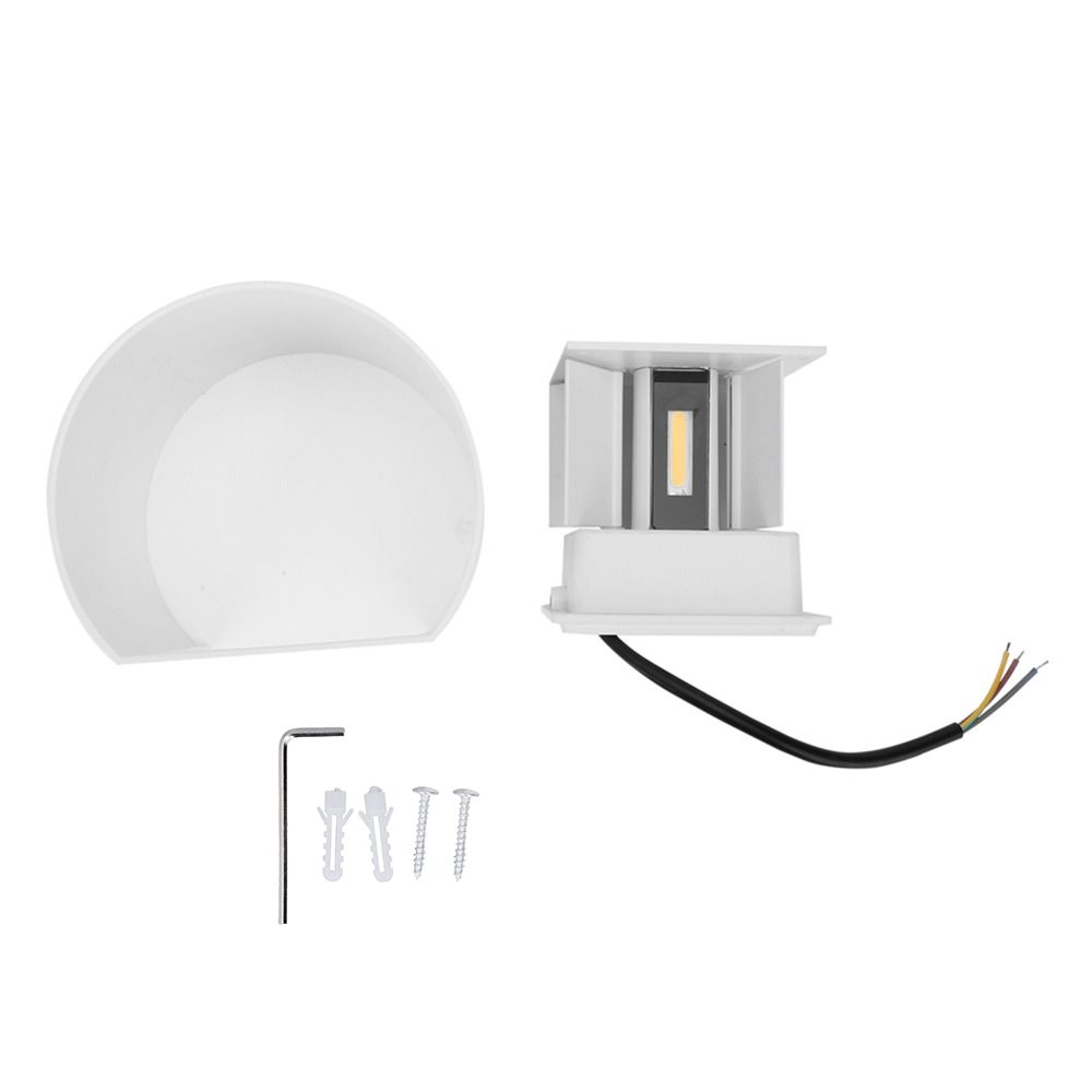 Semi-Circular LED Wall Lamp 12W Up Down Lighting Modern Wall Light  Garage