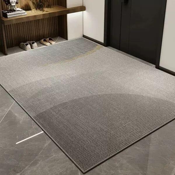 Simple Household Entry Door Floor Mat, Porch Mat, Advanced Sense, Dirt-Resistant Anti-Skid Ring, Velvet Can Be Cut Carpet