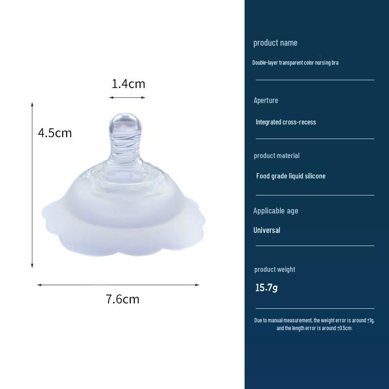 Silicone Nipple Protector & Breast Pads for Pain Relief During Breastfeeding